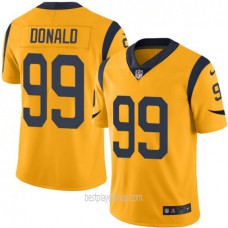 Aaron Donald Los Angeles Rams Mens Game Color Rush Gold Jersey Bestplayer